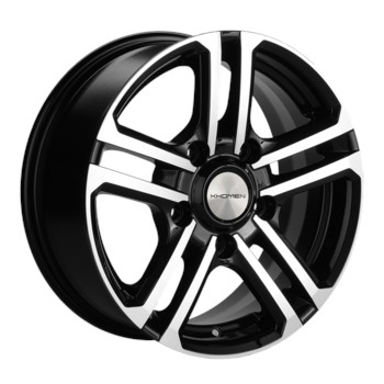 Диск Khomen 1602 16x6.50 5x139.70 ET40 DIA98 Black-FP