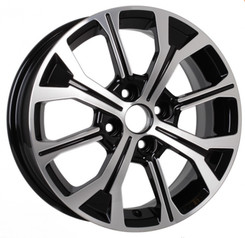 Диск K&K КС945 15x6 4x100 ET50 DIA60.10 Алмаз Черный