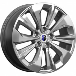 Диск K&K Авиор 17x7 5x108 ET45 DIA67.10 дарк платинум