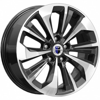 Диск K&K Авиор 17x7 5x110 ET40 DIA65.10 Алмаз Черный