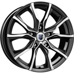 Диск K&K Твист 17x7.50 5x105 ET38 DIA56.60 Алмаз-черный