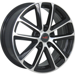 Диск Replica LA NS224 17x7 5x114.30 ET45 DIA66.10 BKF