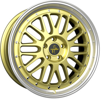 Диск Keskin Tuning KT22 19x8.50 5x114.30 ET40 DIA72.60 Gold_Lip_Polish