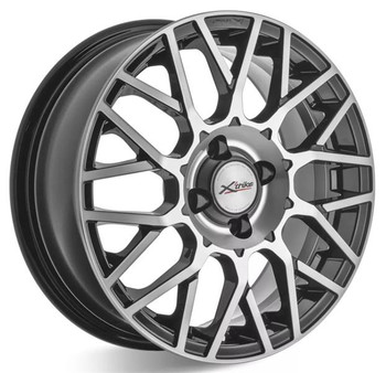 Диск X'trike X-132 15x6 5x100 ET38 DIA57.10 BK/FP