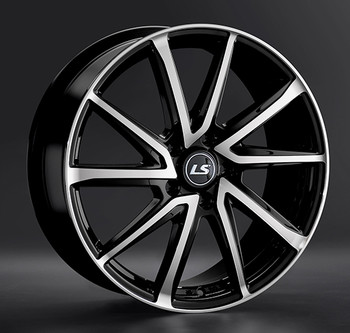Диск LS wheels LS1290 17x7 5x100 ET55 DIA56.10 BKF