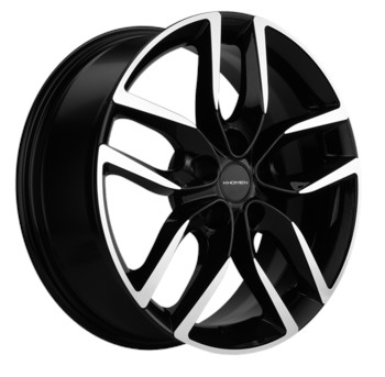 Диск Khomen 1708 17x6.50 5x108 ET33 DIA60.10 Black-FP