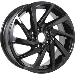 Диск KDW KD1530 15x6 5x100 ET38 DIA57.10 Black_Painted