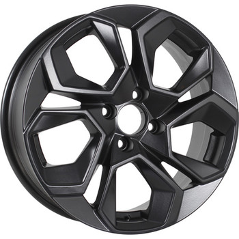 Диск KDW KD1620 16x6.50 4x100 ET45 DIA60.10 Matt_Black_Painted