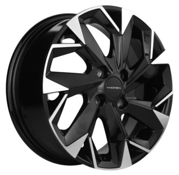 Диск Khomen 1402 14x5.50 4x100 ET46 DIA54.10 Black-FP