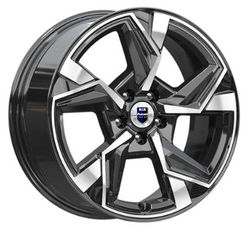 Диск K&K Кайан (КС1012) 18x7.50 5x110 ET37 DIA65.10 Алмаз Черный