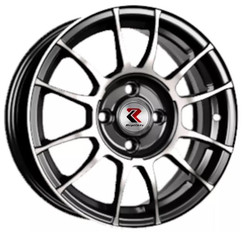 Диск RepliKey K37 14x6 4x98 ET35 DIA58.60 BK/FP