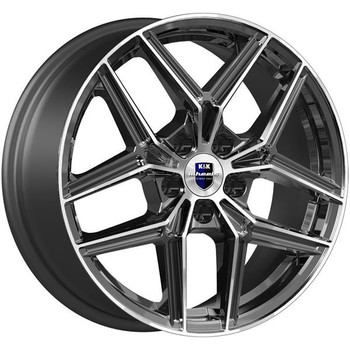 Диск K&K Юнион 17x7 5x112 ET40 DIA57.10 Алмаз Черный