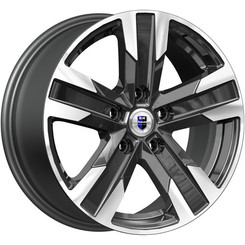 Диск K&K Висмут 16x7 5x100 ET35 DIA57.10 Алмаз Черный