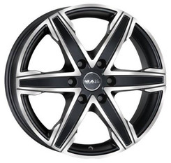 Диск MAK King 16x6.50 6x125 ET50 DIA74.10 ice black