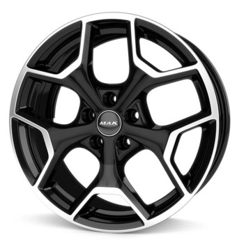 Диск MAK Liberty 18x7.50 5x108 ET39 DIA72.30 Black Mirror