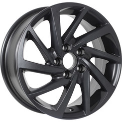 Диск KDW KD1530 15x6 4x98 ET38 DIA58.60 Matt_Black_Painted