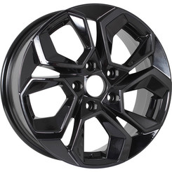 Диск KDW KD1620 16x6.50 5x114.30 ET45 DIA67.10 Black_Painted