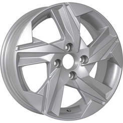 Диск KDW KD1520 15x6 4x100 ET46 DIA54.10 Light_Silver_Painted