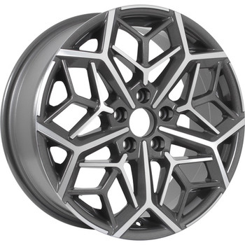 Диск KDW KD1710 17x7 5x108 ET50 DIA63.30 Grey_Front_Polished