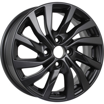 Диск KDW KD1546 15x6 4x100 ET46 DIA54.10 Matt_Black_Painted