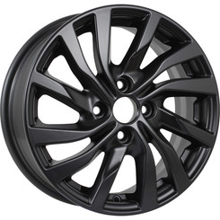 Диск KDW KD1546 15x6 4x100 ET46 DIA54.10 Matt_Black_Painted