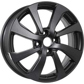 Диск KDW KD1640 16x6 4x100 ET50 DIA60.10 Matt_Black_Painted