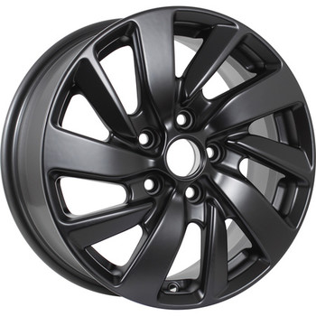 Диск KDW KD1641 16x6.50 5x114.30 ET50 DIA66.10 Matt_Black_Painted