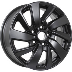 Диск KDW KD1641 16x6.50 5x114.30 ET50 DIA66.10 Matt_Black_Painted