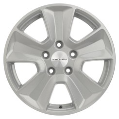 Диск Khomen 1601 16x6.50 5x114.30 ET50 DIA66.10 F-SILVER