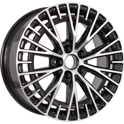 Диск KDW KD1730 17x7 5x114.30 ET48 DIA54.10 Black_Front_Polished