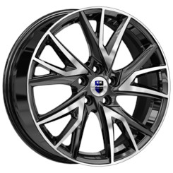 Диск K&K Кайлас 18x6.50 5x114.30 ET35 DIA67.10 Алмаз Черный