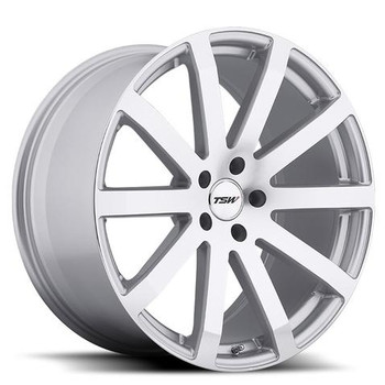 Диск TSW BROOKLANDS 19x8 5x114.30 ET30 DIA76.10 Silver Mirror Cut Face