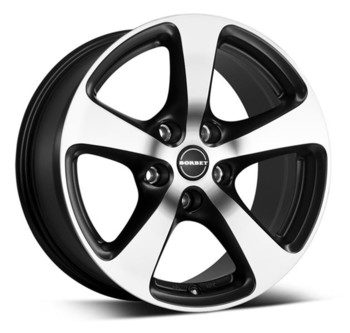 Диск BORBET CC 16x7 5x115 ET40 DIA70.10 Schwarz polished matt