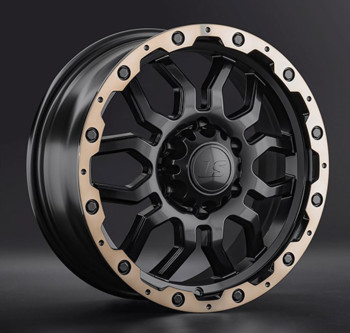 Диск LS wheels LS1285 17x7 6x139 ET38 DIA67 BKS+BZSL