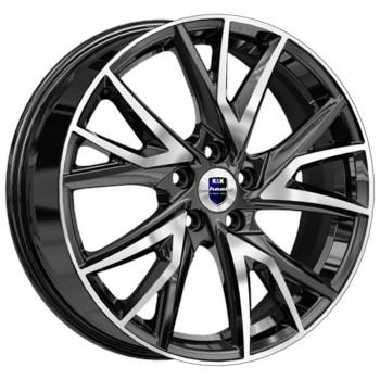 Диск K&K Кайлас 18x6.50 5x114.30 ET48 DIA67.10 черный