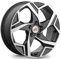 Диск X'trikeRST R227 17x7 5x110 ET46 DIA63.40 BK/FP