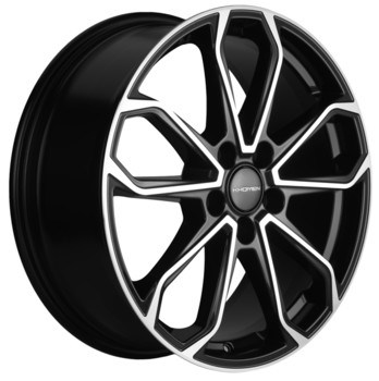 Диск Khomen KHW1816 18x7 5x112 ET43 DIA57.10 Black-FP