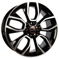 Диск Remain R202 18x7 5x114.30 ET48.50 DIA67.10 Алмаз Черный