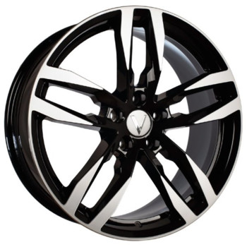 Диск Вектор B220 19x8 5x114.30 ET50 DIA67.10 Алмаз Черный