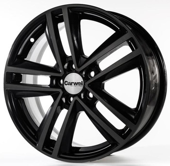 Диск Carwel Неро 16x6.50 5x114.30 ET45 DIA67.10 BK