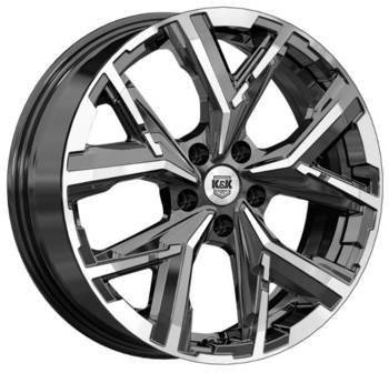 Диск K&K Айона 18x6.50 5x114.30 ET38 DIA67.10 Алмаз Черный
