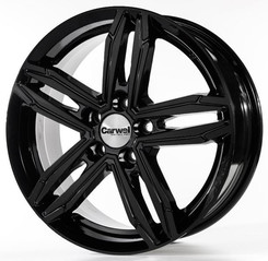 Диск Carwel Нева 256 16x6.50 5x100 ET40 DIA67.10 BK