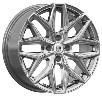 Диск K&K Ариус (КС1187) 17x7 4x108 ET36 DIA63.35 дарк платинум