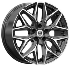 Диск K&K Ариус (КС1187) 17x7 4x108 ET25 DIA65.10 Алмаз Черный