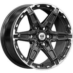 Диск K&K Дистрикт 18x8 6x114.30 ET46 DIA67.10 чёрный бриллиант