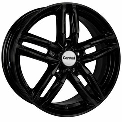 Диск Carwel Вайт 16x6 5x114.30 ET43 DIA67.10 BK
