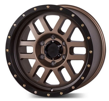 Диск Lizardo XH334 17x9 6x139.70 ET-12 DIA106.10 matt bronze/lip matt black