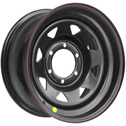 Диск Zepp 4х4 16x8 6x139.70 ET10 DIA110 (треуг. мелкий) Черный (LTM)