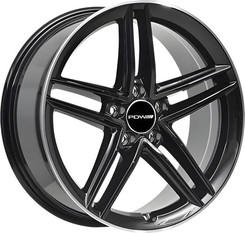 Диск PDW FF2127 18x8.50 5x112 ET40 DIA66.56 Gloss Black Machine Edge