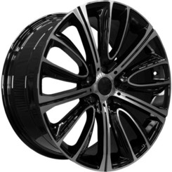 Диск PDW 5241 18x8.50 5x112 ET30 DIA66.60 Gloss Black Machine Face